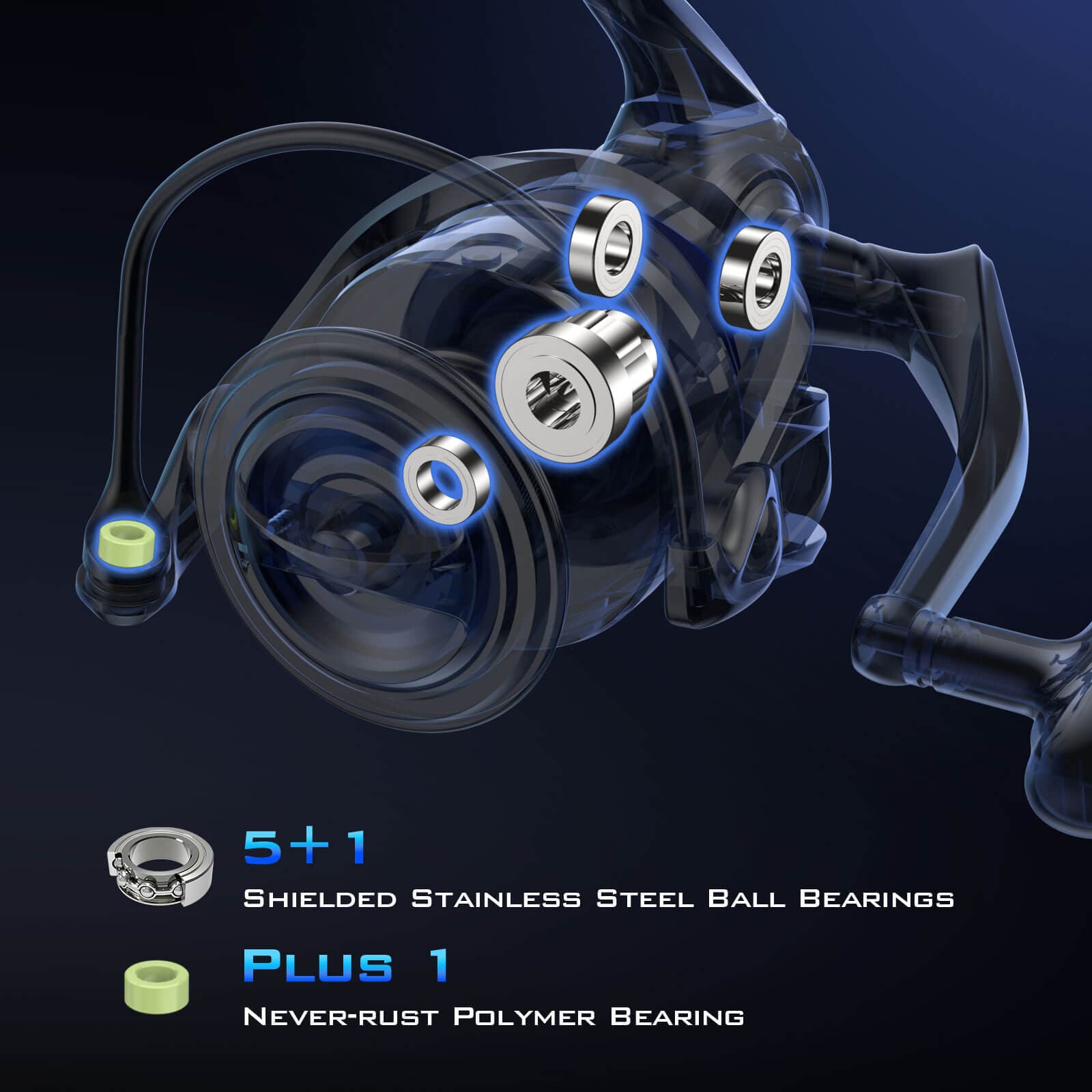 KastKing Kapstan SE Saltwater Spinning Reel - Image 9