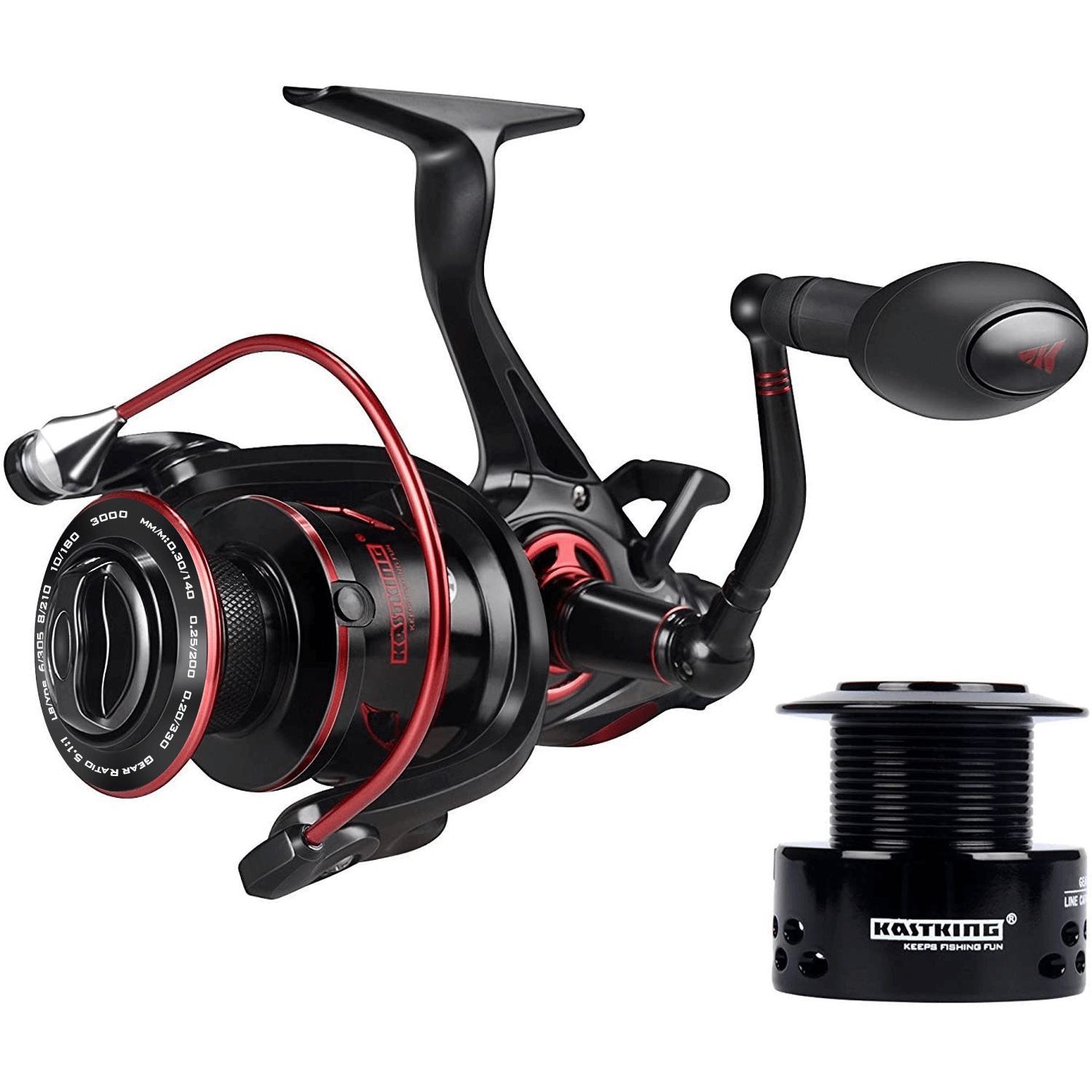 KastKing Sharky Baitfeeder III Spinning Reel - Image 2