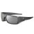 Gloss Dark Gray Metallic with Silver Temple