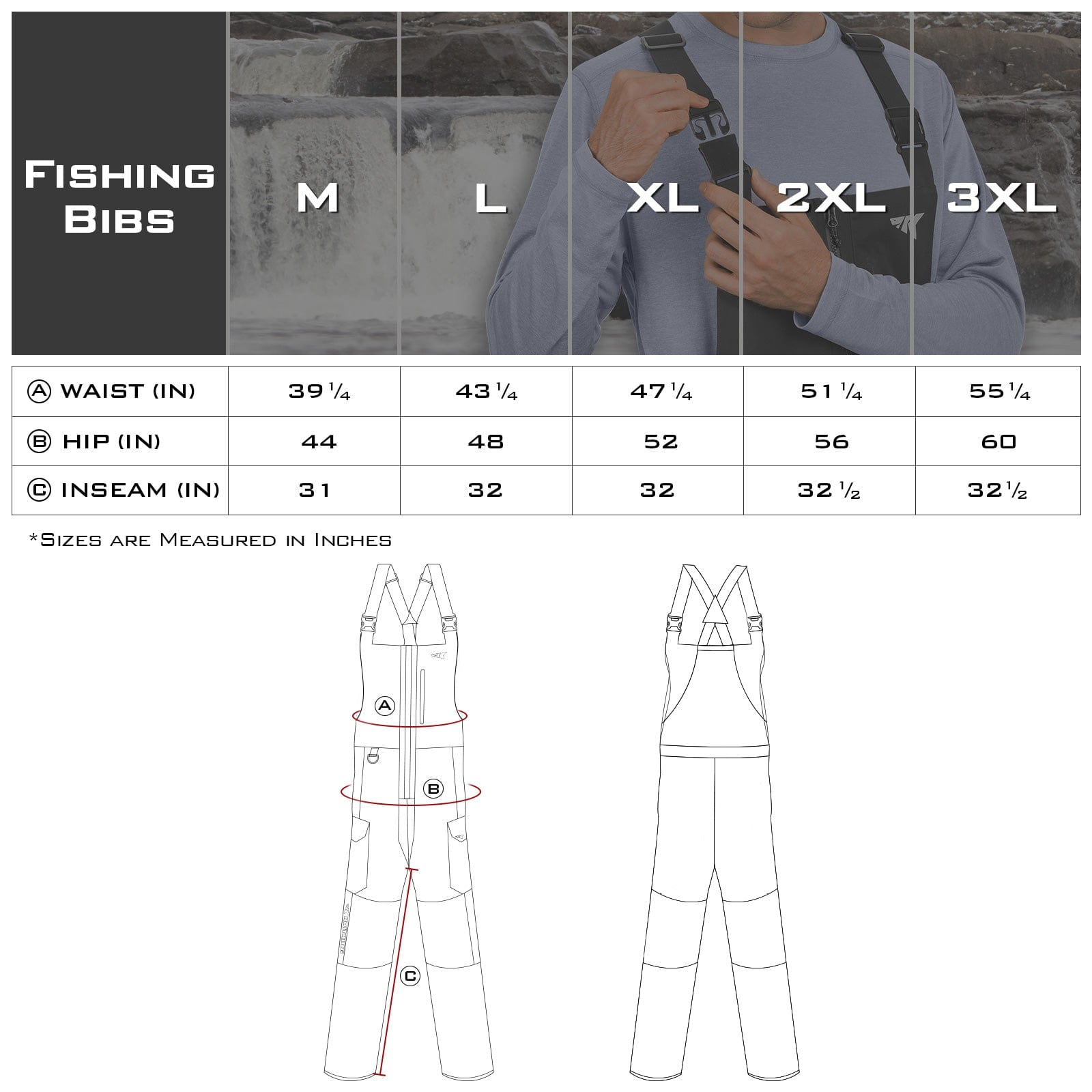KastKing Deflektor Waterproof Fishing Bibs - Image 2