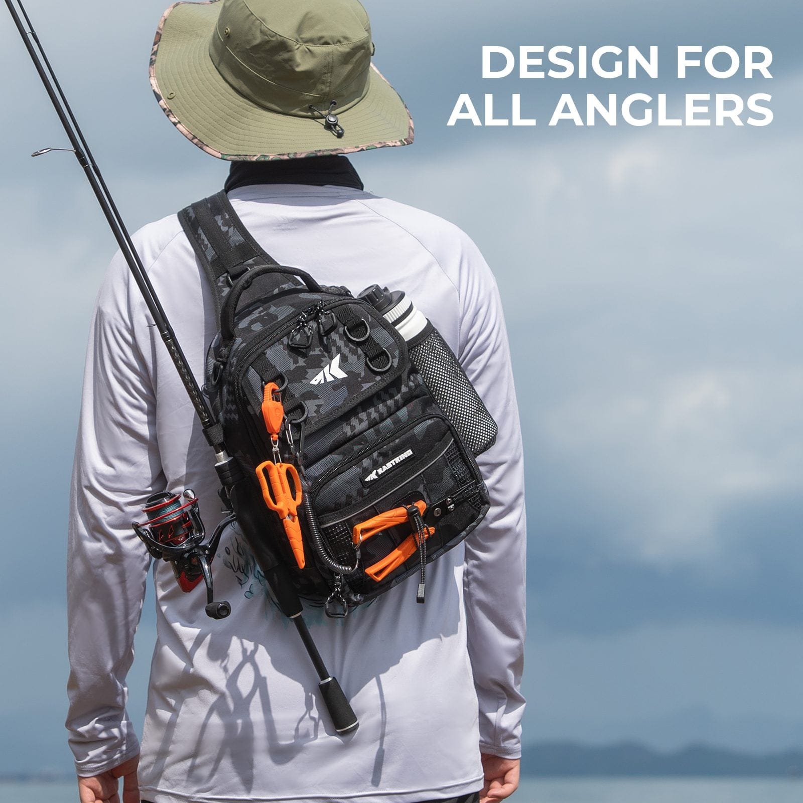 KastKing BaitSpace Fishing Sling Bag - Image 17