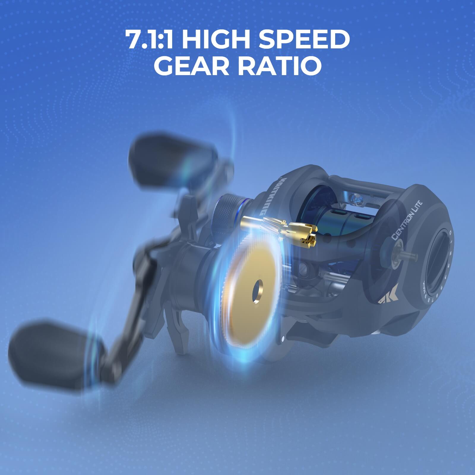 KastKing Centron Baitcasting Rod and Reel Combo - Image 10