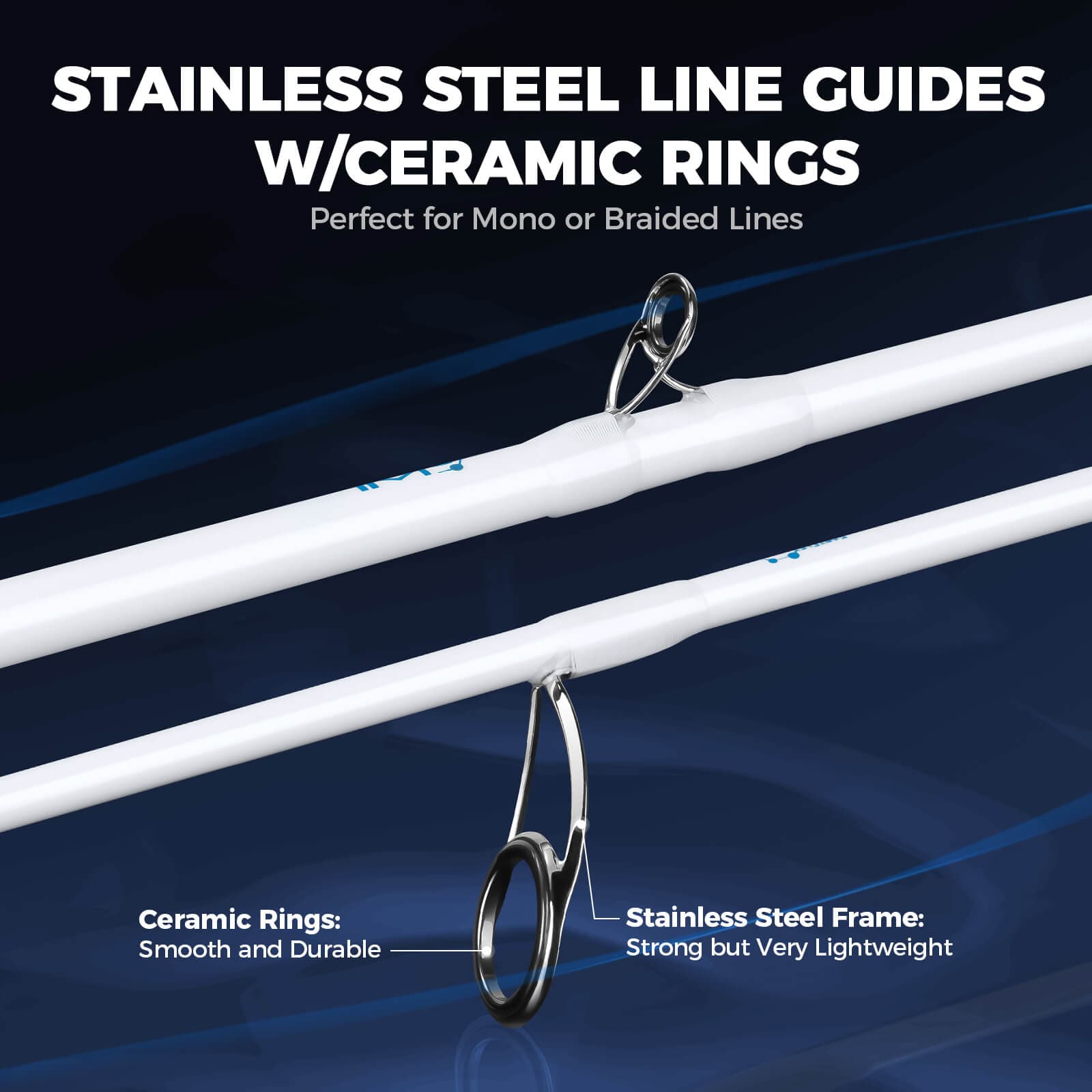 KastKing Centron Lite Twin-Tip Spinning Rods - Image 6