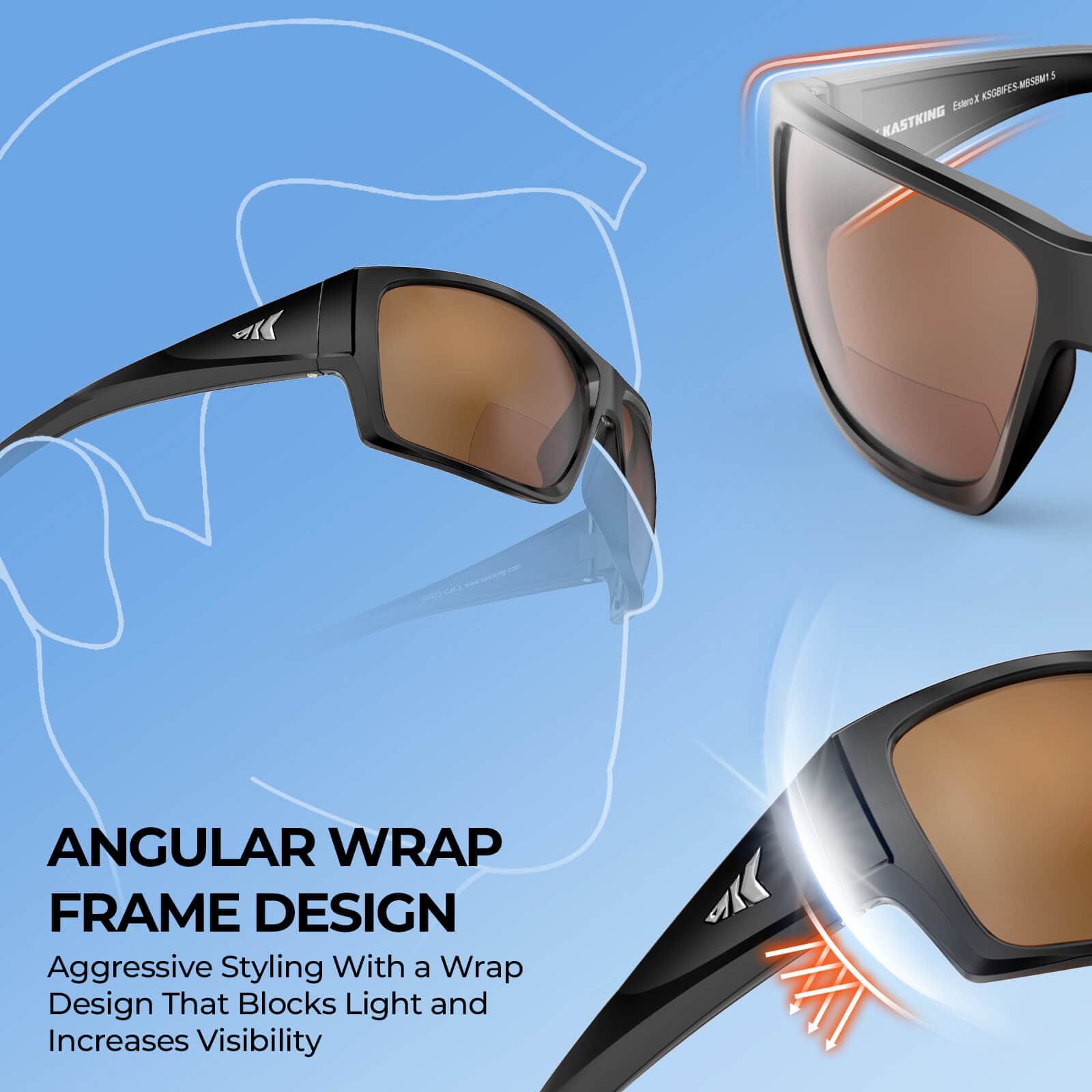 KastKing Estero Bifocal Polarized Sunglasses - Image 6