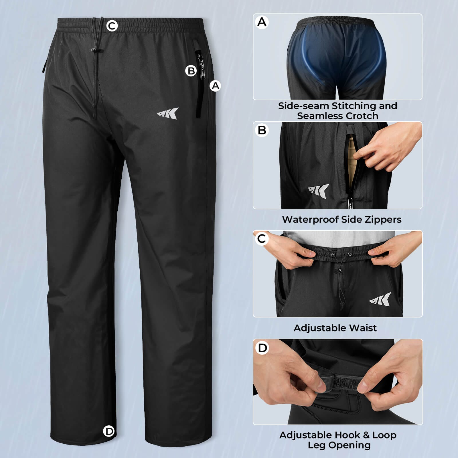 KastKing HydroSense Essential Waterproof Rain Suit - Image 8