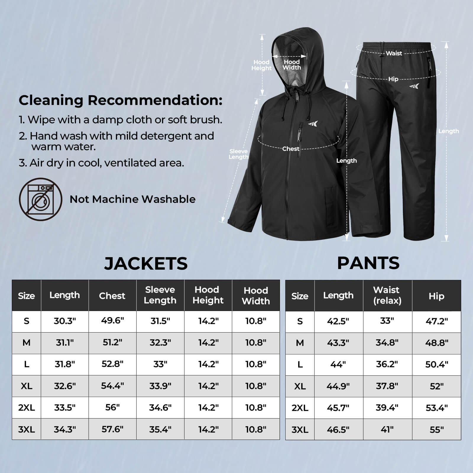 KastKing HydroSense Essential Waterproof Rain Suit - Image 10