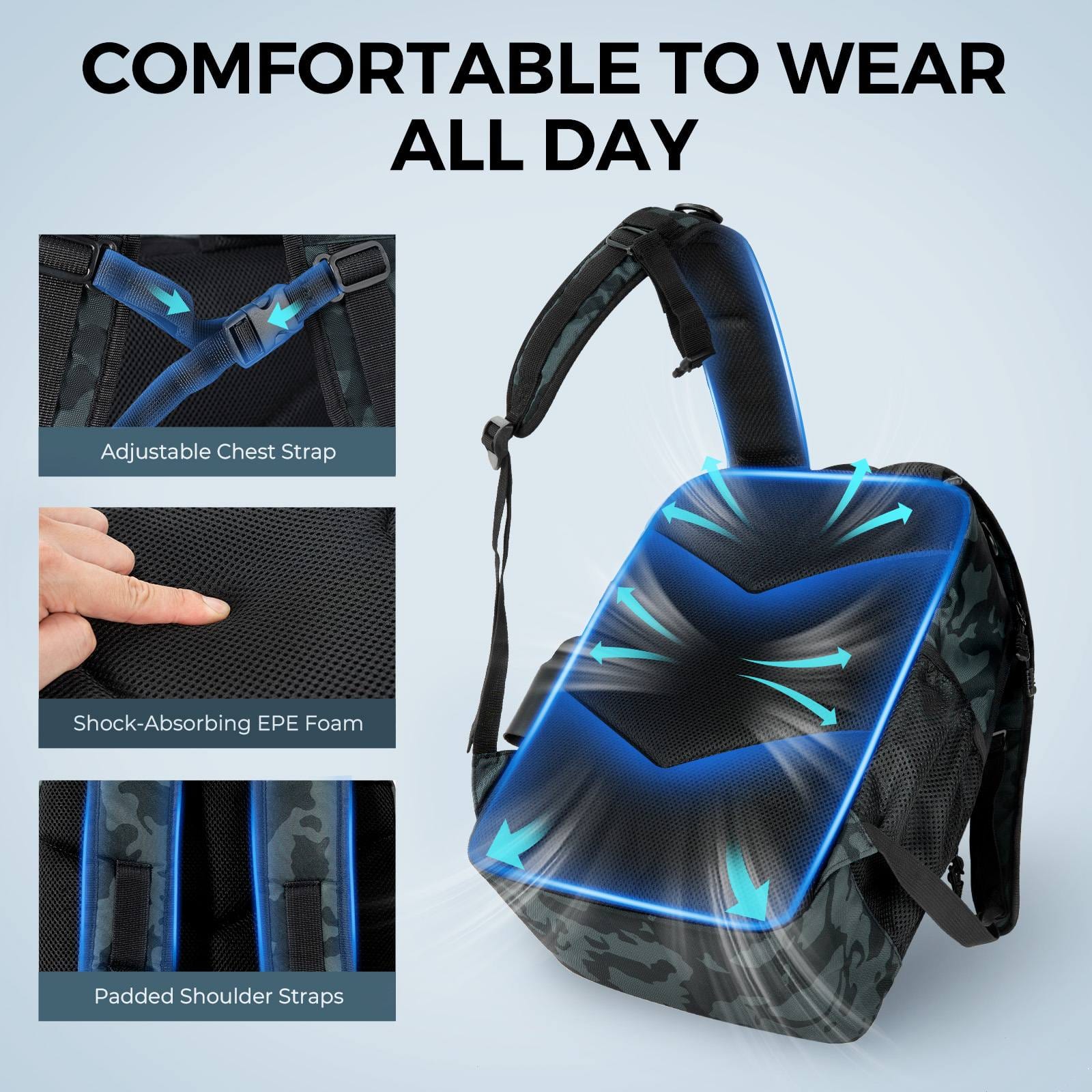 KastKing KarryAll KastMate Fishing Tackle Backpack - Image 10