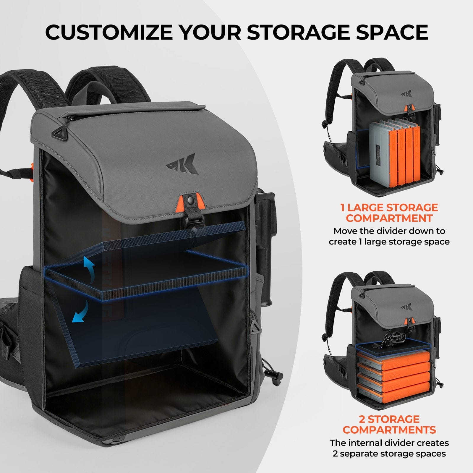KastKing All Weather Fishing Tackle Backpack - Image 8
