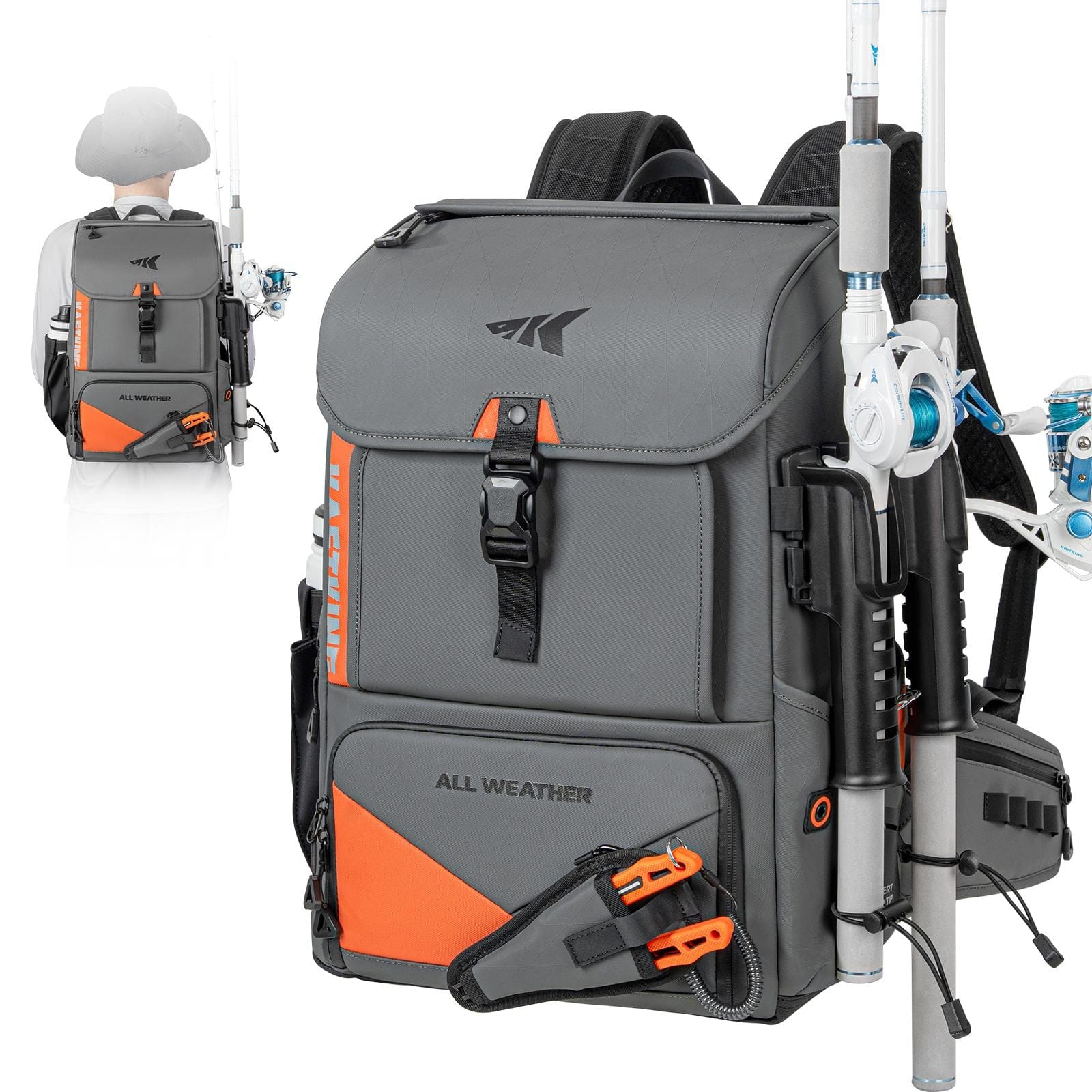 KastKing All Weather Fishing Tackle Backpack - Image 2