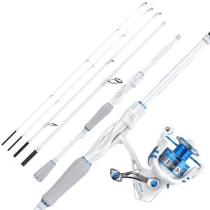 KastKing Centron Lite Travel Spinning Fishing Rod and Reel Combo