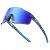 Gloss Navy Blue Demi Frame / Smoke Ice Blue Mirror