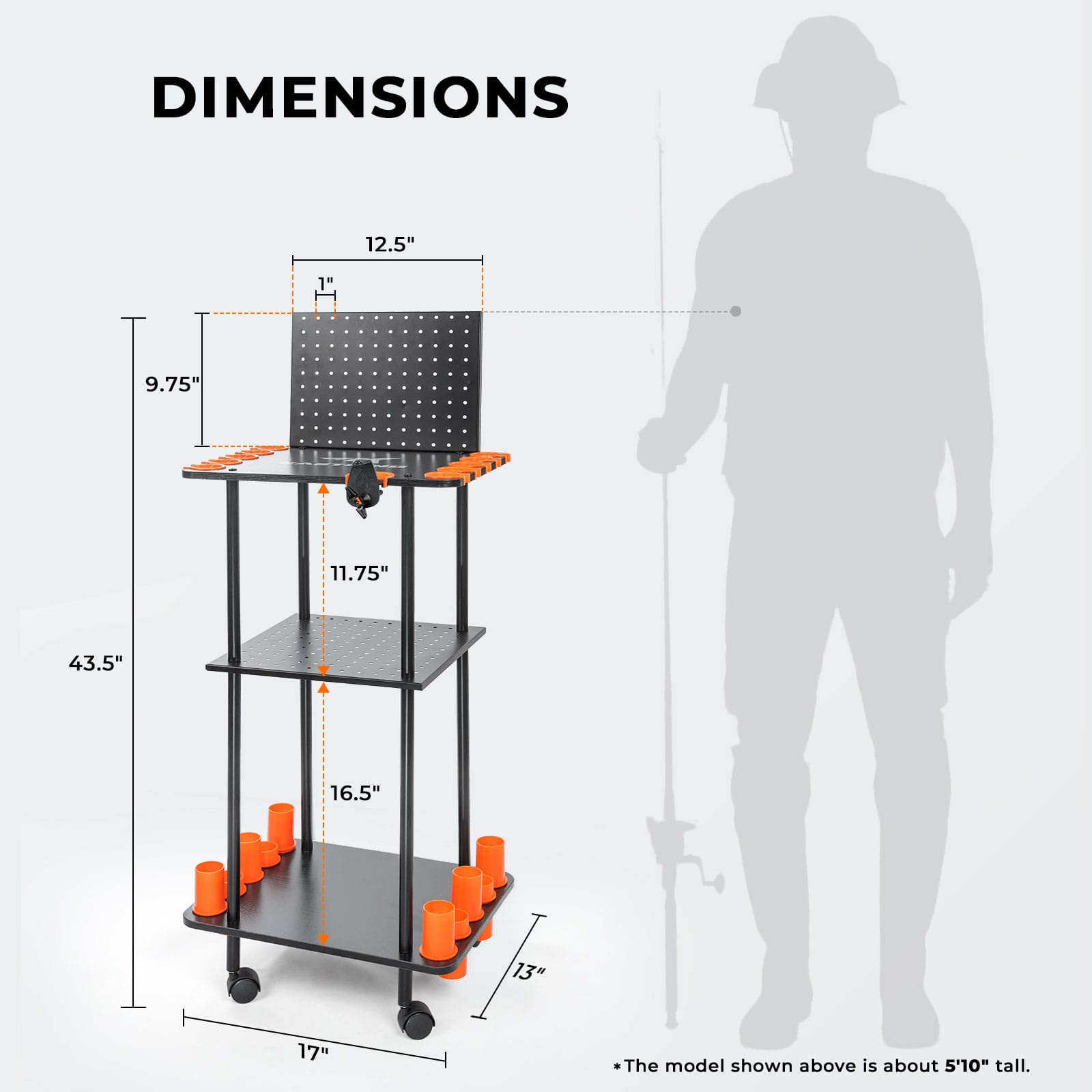 KastKing Gear Trolley Rod Rack - Image 15