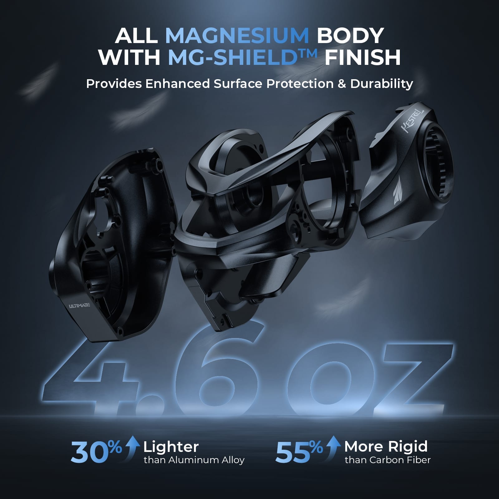 KastKing Kestrel Ultimate Bait Finesse System Baitcasting Reel - Image 4