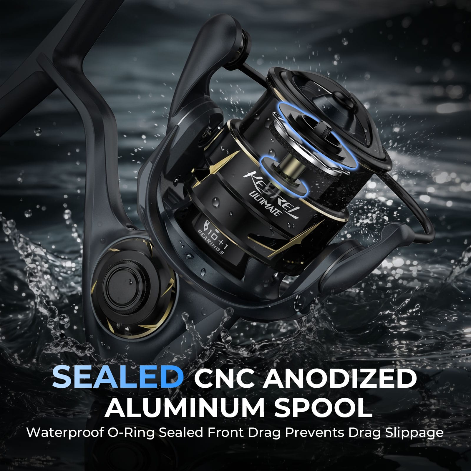 KastKing Kestrel Ultimate Spin Finesse System Spinning Reel - Image 14