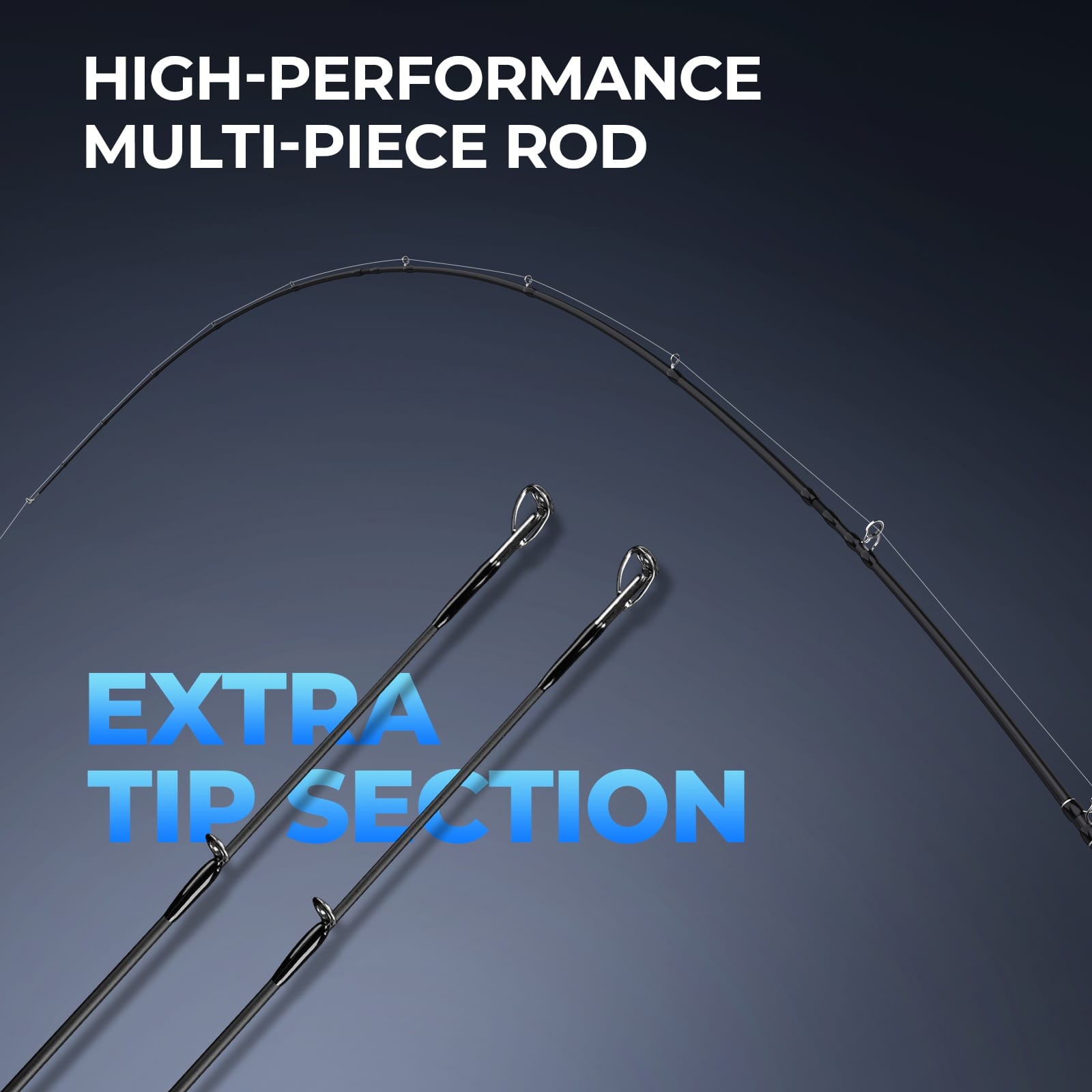 KastKing Spartacus Passage Travel Twin-Tip Casting Rods - Image 4