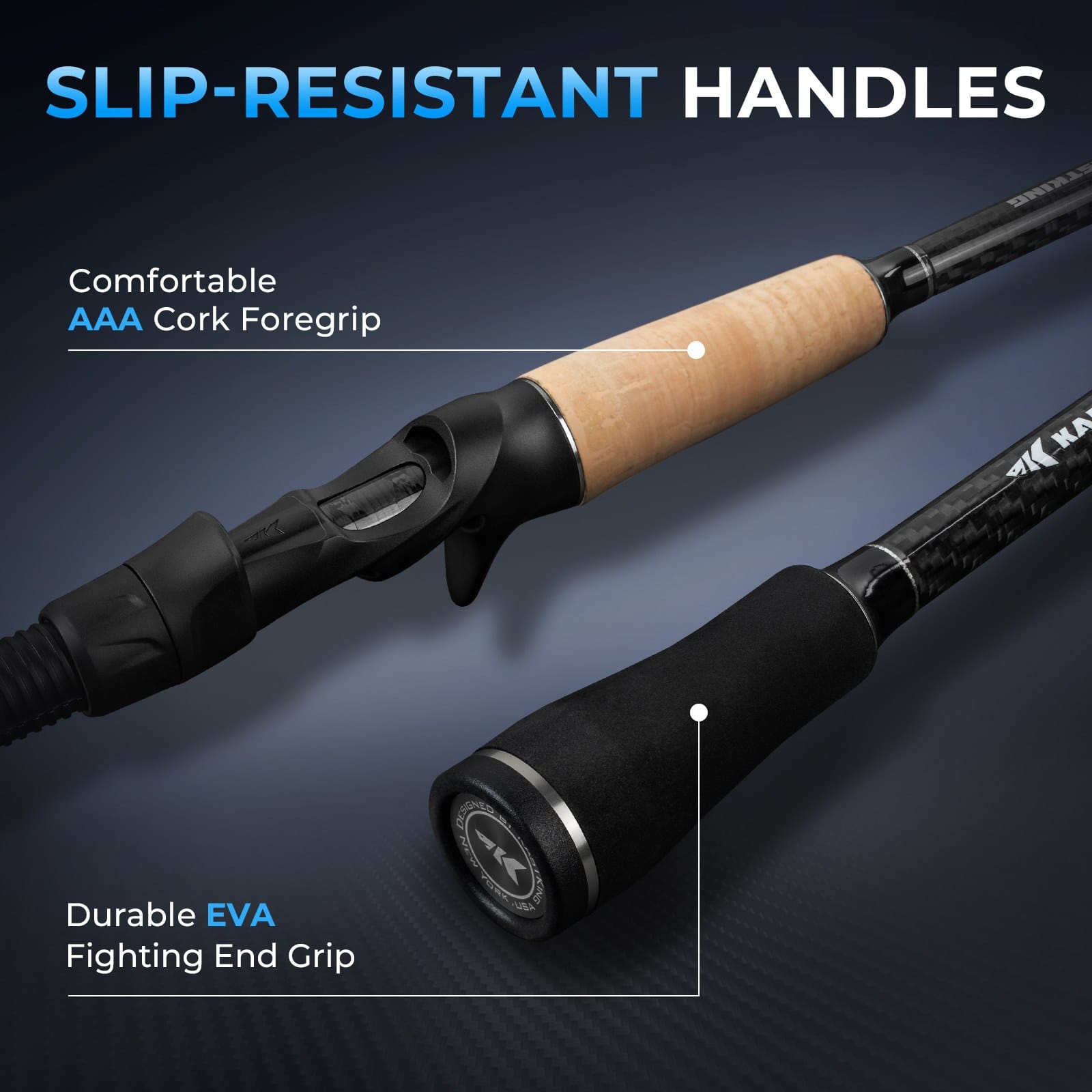 KastKing Spartacus Passage Travel Twin-Tip Casting Rods - Image 9