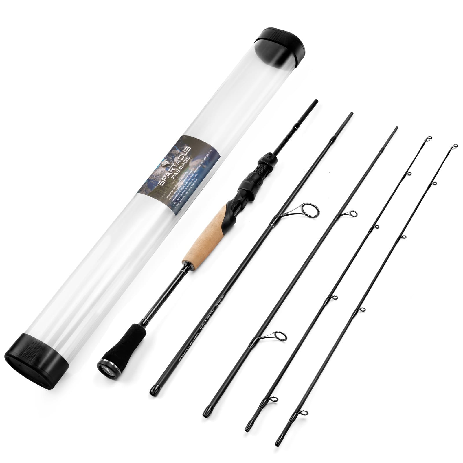 KastKing Spartacus Passage Travel Twin-Tip Spinning Rods - Image 3