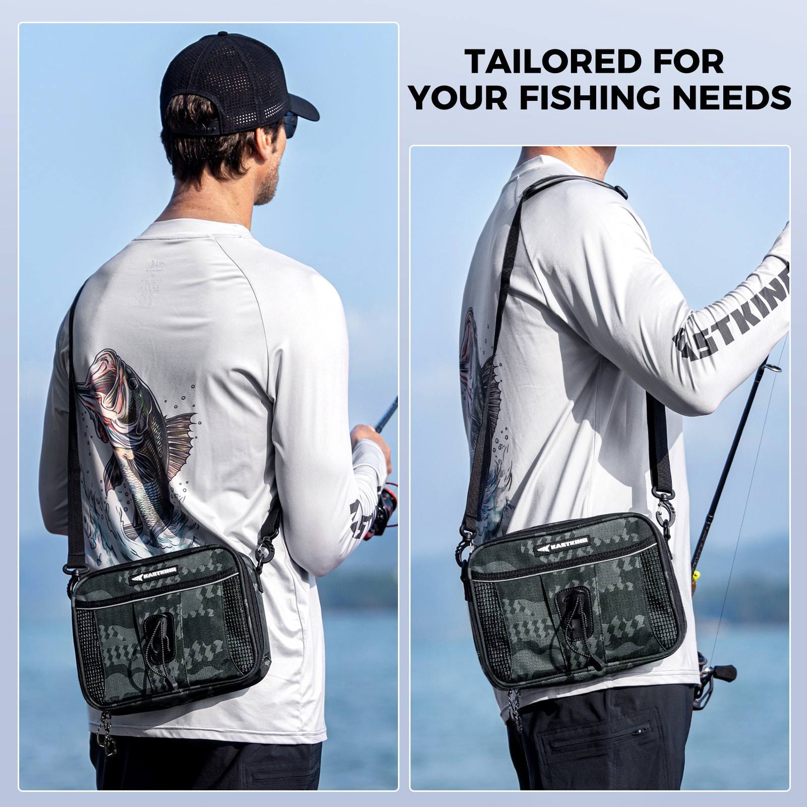 KastKing BaitSpace Detachable Bait Binder Tackle Bag - Image 13