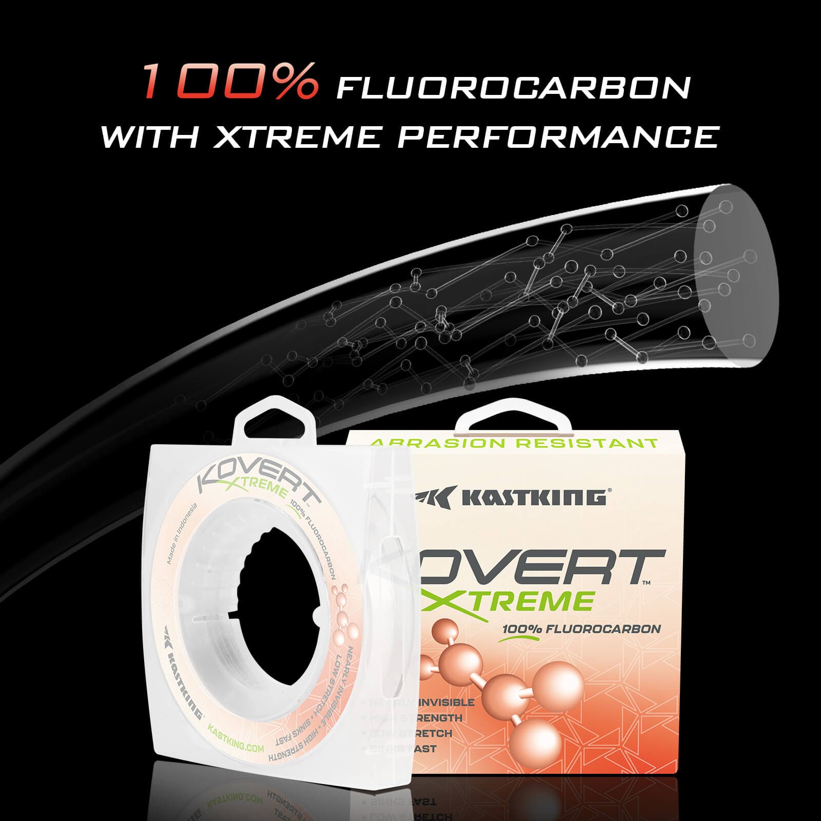 KastKing Kovert Xtreme Fluorocarbon Fishing line - Image 3