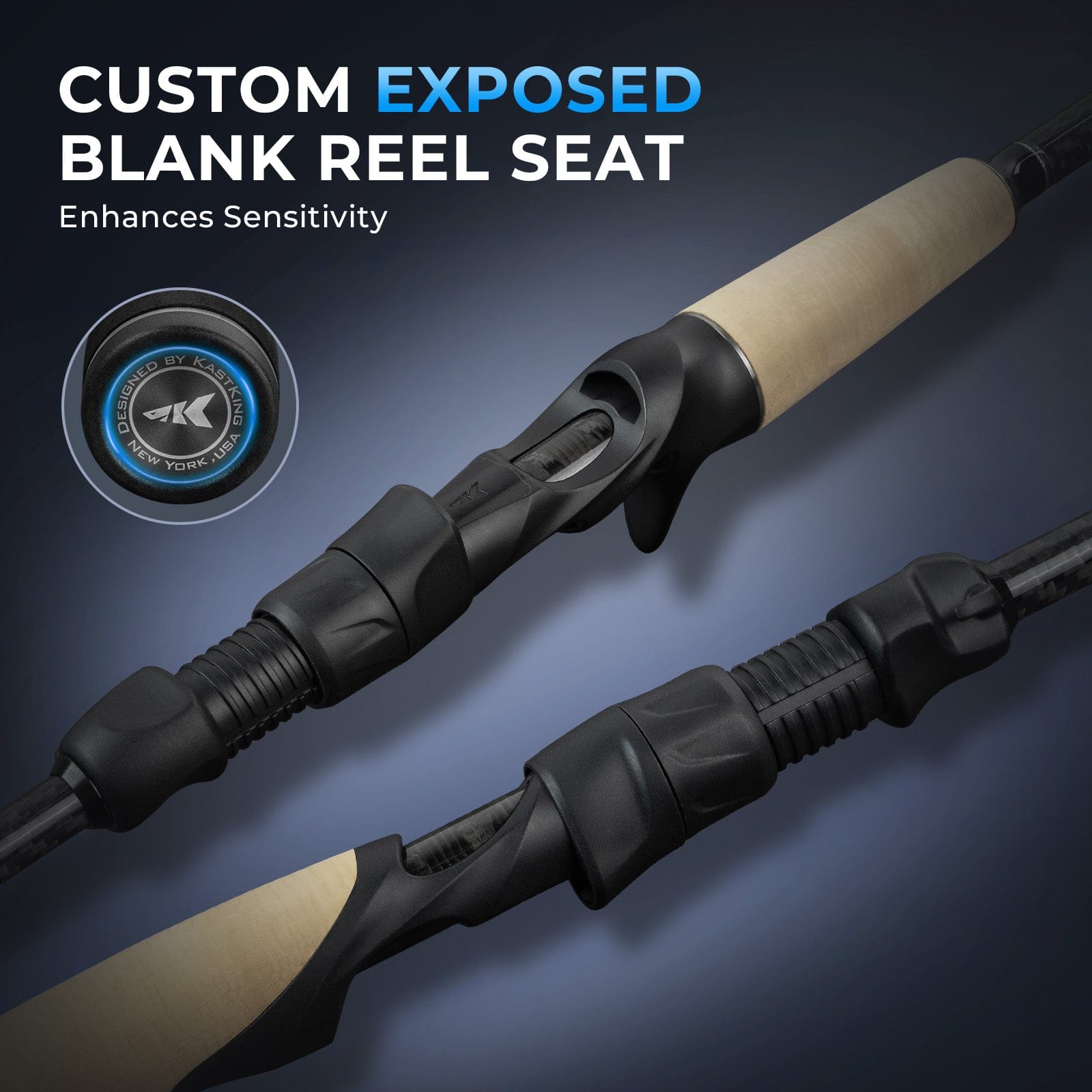 KastKing Spartacus II Plus Twin-Tip Casting Rod - Image 9