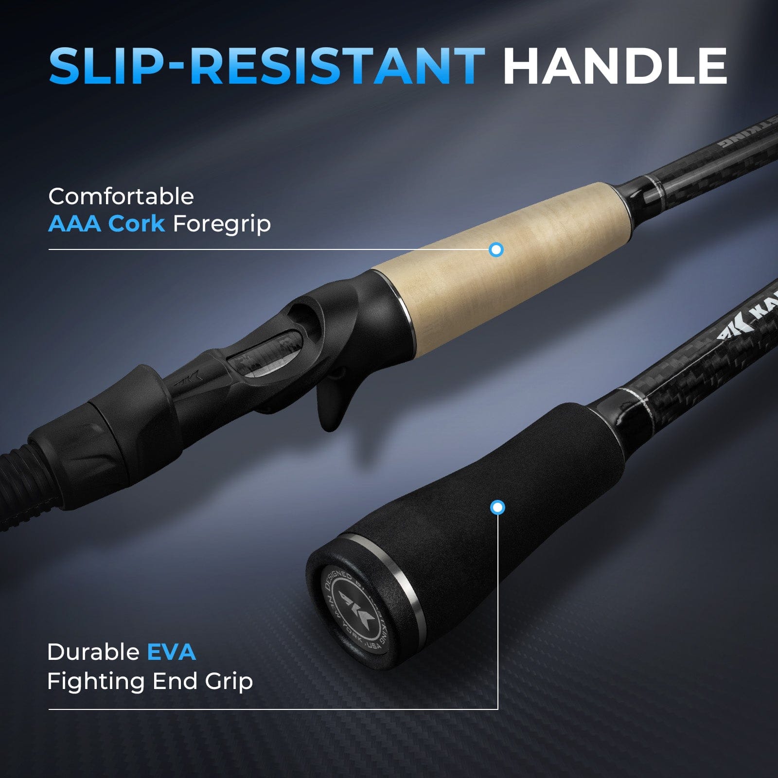 KastKing Spartacus II Plus Twin-Tip Casting Rod - Image 10