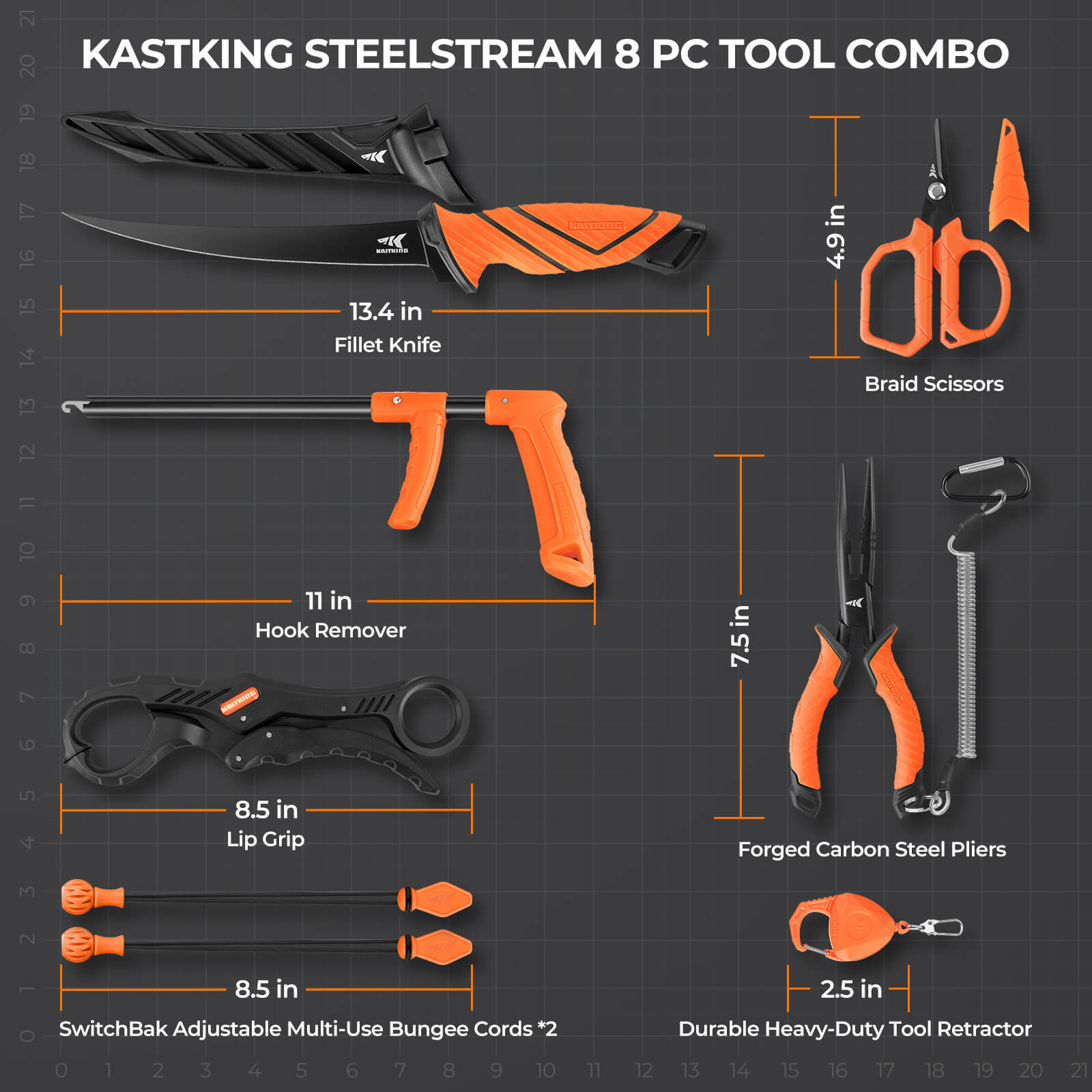 KastKing SteelStream Fishing Tool Kit - Image 8