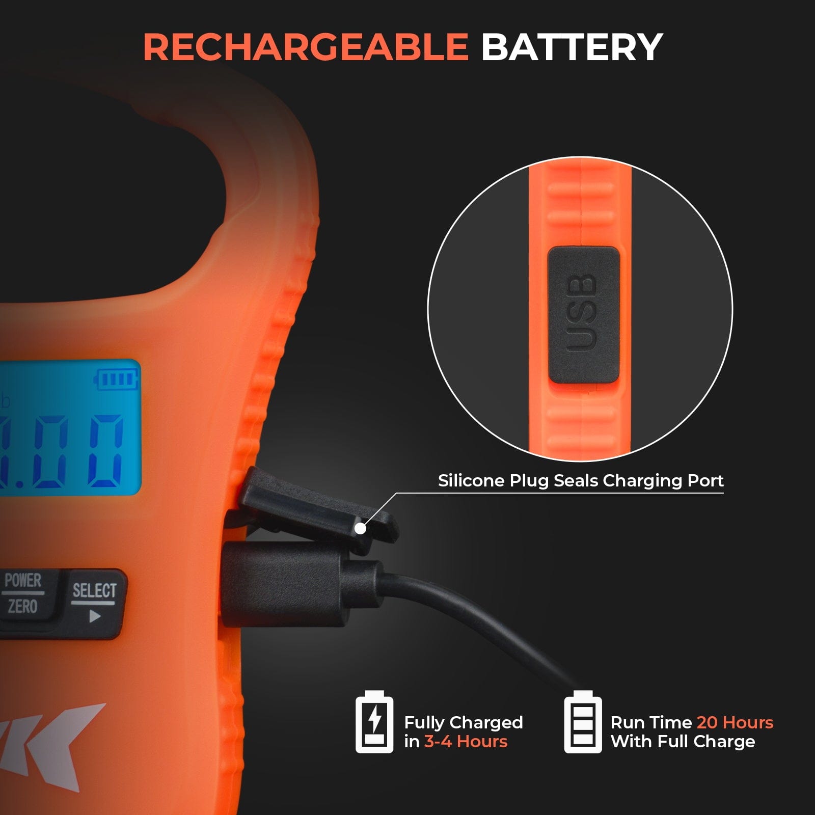 KastKing ToughTide USB Charging Fishing Scale & Lip Grip Combo - Image 6