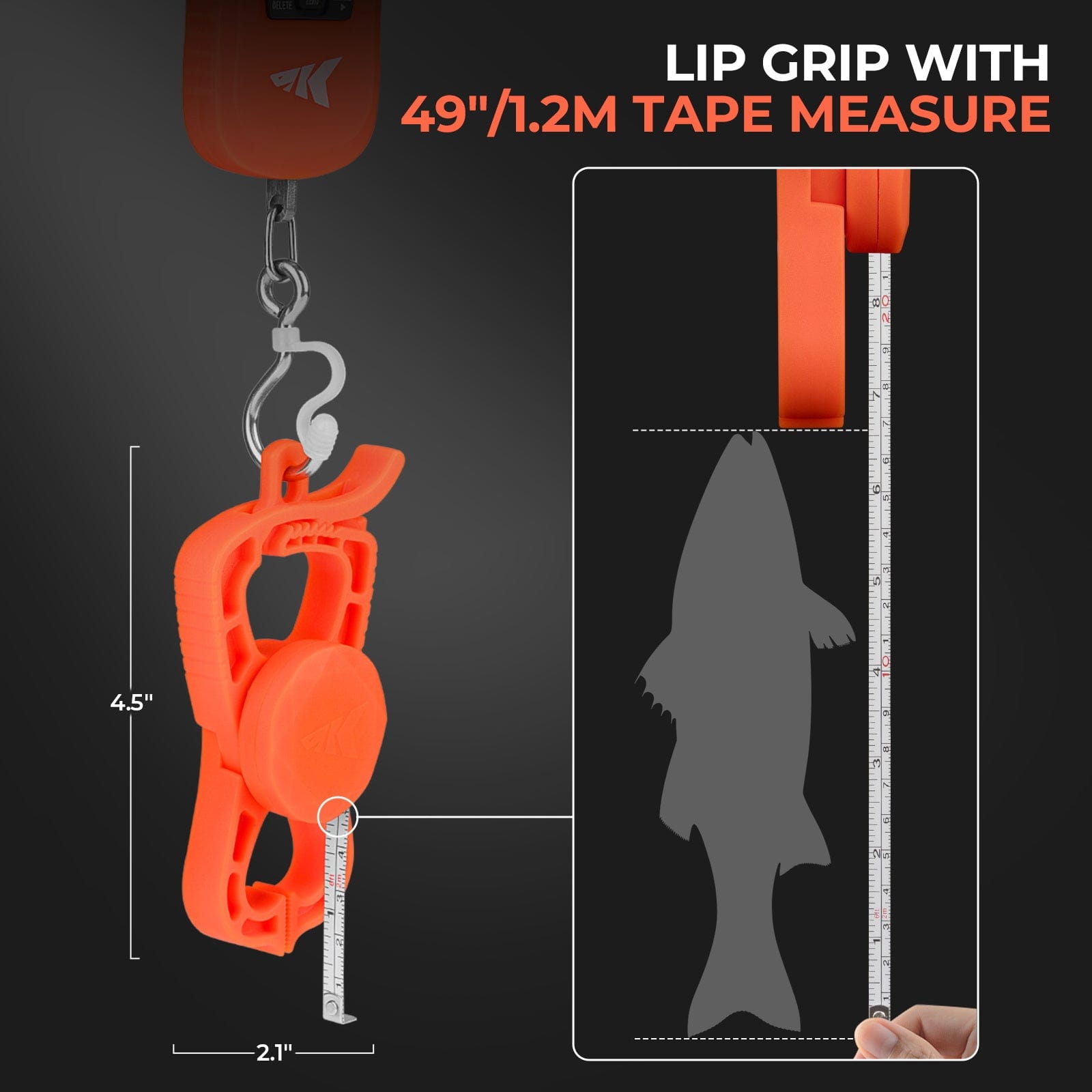 KastKing ToughTide USB Charging Fishing Scale & Lip Grip Combo - Image 10