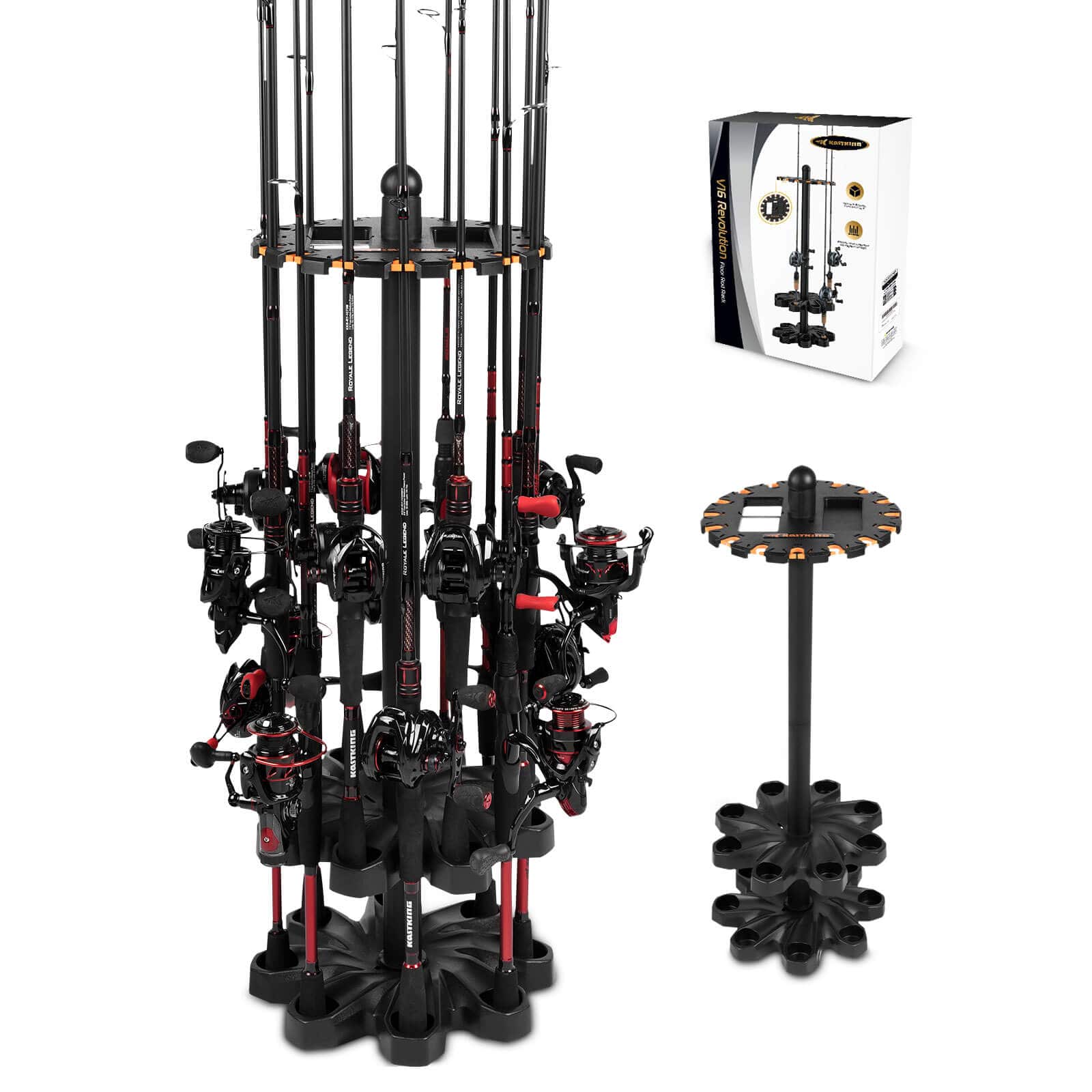 KastKing V16 Revolution Floor Rod Rack - Upgrade Version - Image 2